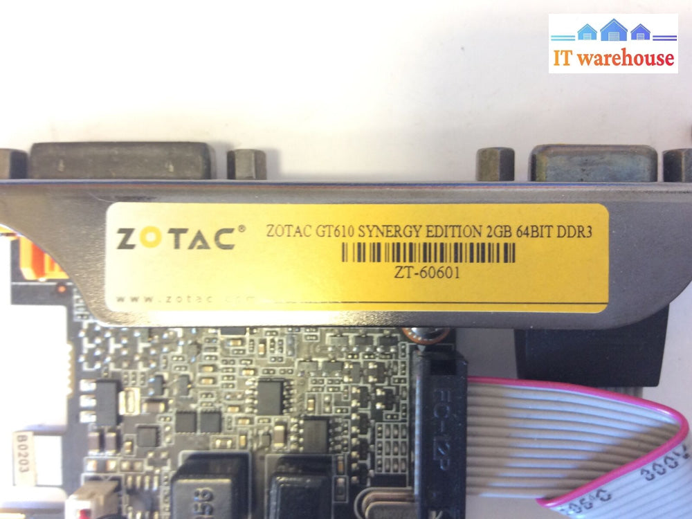 Zotac Gt610 Synergy Edition 2Gb 64Bit Ddr3 Zt-60601 Video Graphics Adapter Card